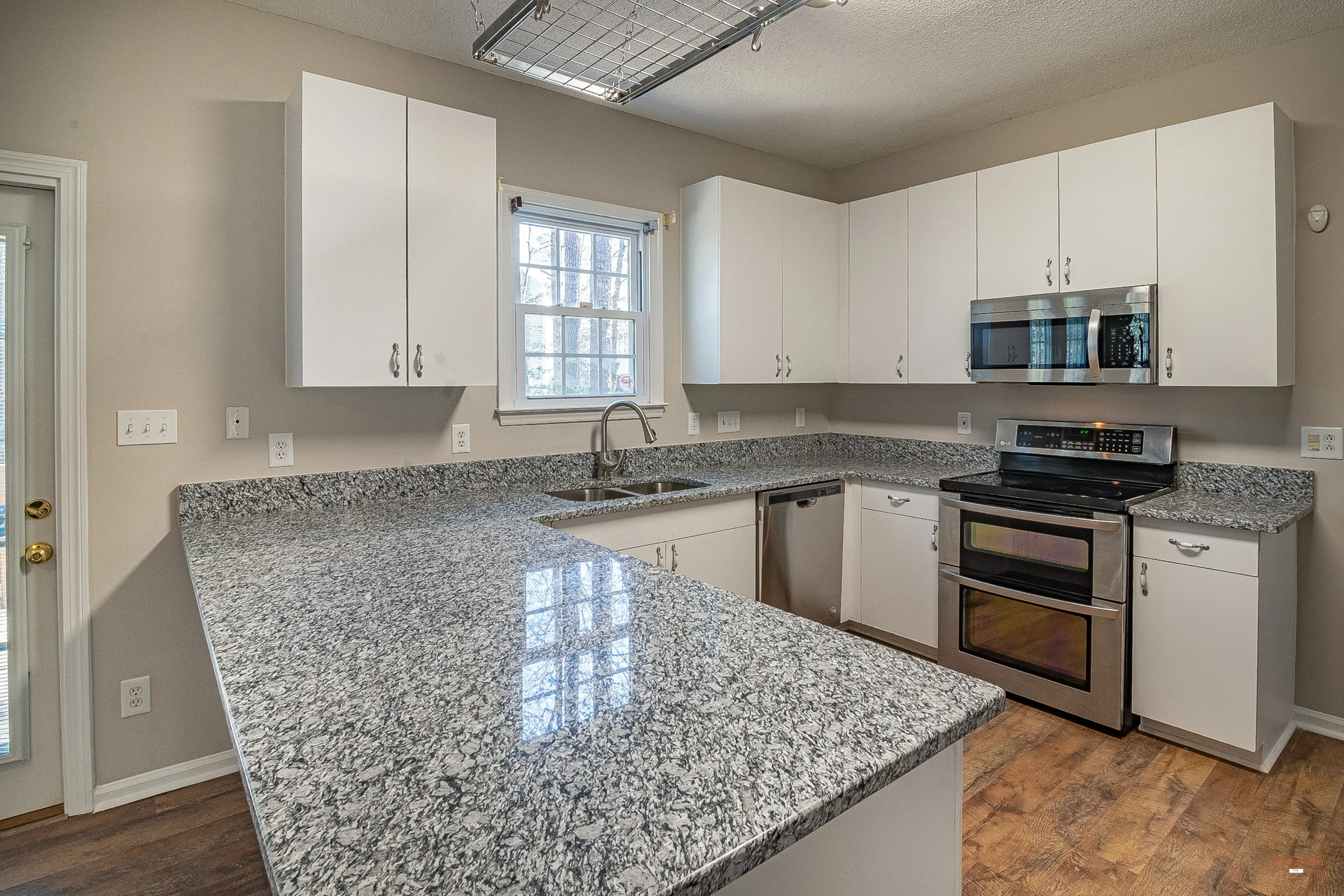Built-in kitchen cupboards with durable finish